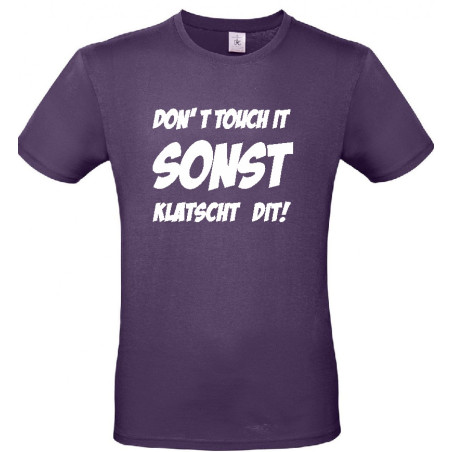 Funshirt Don´t touch